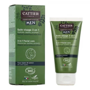 Cattier Paris Homme Cuidado Facial 3 En 1 50ml