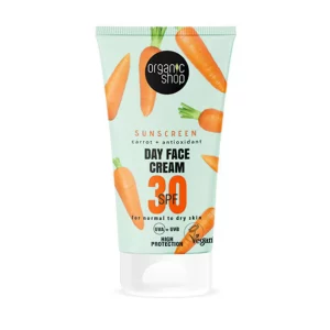 Organic Shop Carrot Crema Facial De Dia SPF 30 50ml