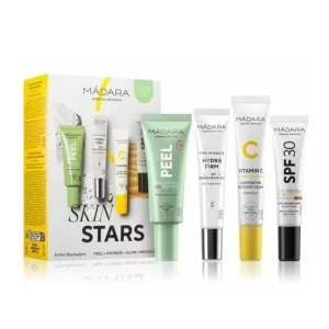 Mádara Skin Stars Glow Peel Protect Pack